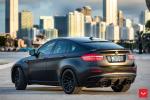 BMW X6 M Matte Black on Vossen Wheels (HF-2) 2019 года